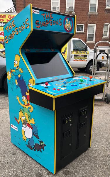 SIMPSONS ARCADE GAME- LOTS OF NEW PARTS-EXTRA SHARP-Delivery time 6-8 – Arcades Market