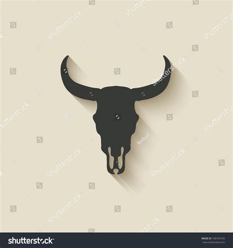 3,777 Cow Skull Silhouette Royalty-Free Photos and Stock Images | Shutterstock