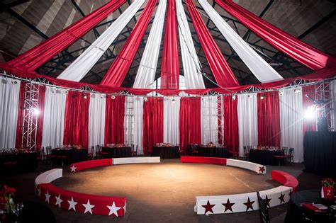 Vintage Circus Tent Interior