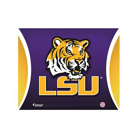 15/16" Laptop Skin LSU Logo | Shop Fathead® for LSU Tigers Device Skins