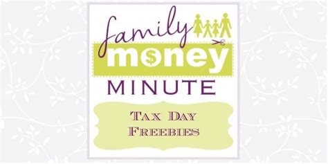 Tax Day Freebies {Family Money Minute} - Sami Cone | Nashville TV Host & Author