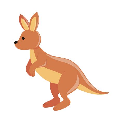 cute kangaroo cartoon 17063462 Vector Art at Vecteezy