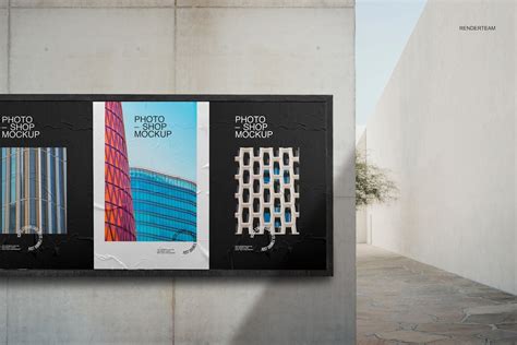 Wall Poster Mockup Set | Premium & Free PSD Mockup Store