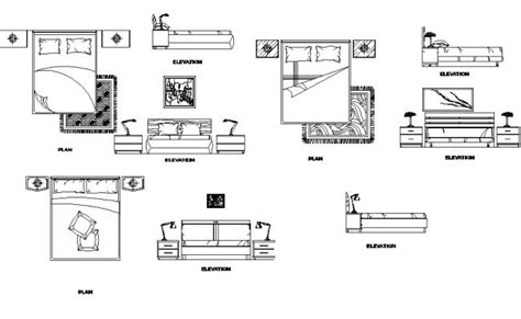 Plan and Elevation of Beds