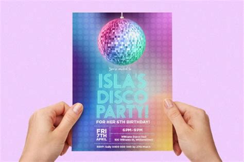 12+ Disco Party Invitation Designs & Templates - PSD, AI