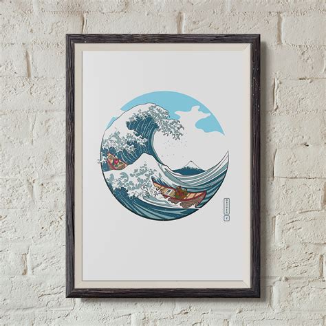 The Great Wave off Kanagawa Art print | uchi clothing