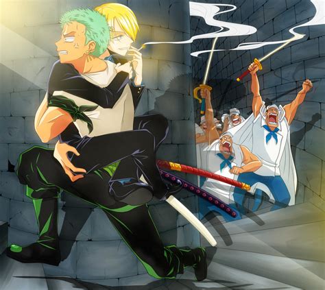 Zoro x Sanji by razephyr on DeviantArt