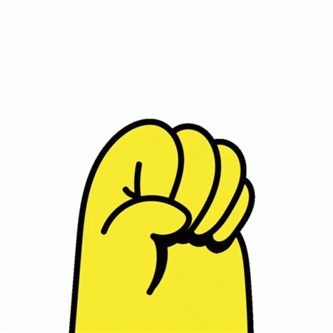 Fist Pump Miscfit Sticker - Fist Pump Miscfit Yellow - Discover & Share GIFs