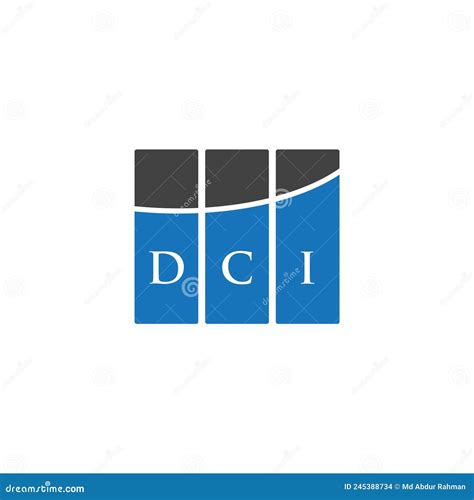 DCI Letter Logo Design on WHITE Background. DCI Creative Initials Letter Logo Concept. DCI ...