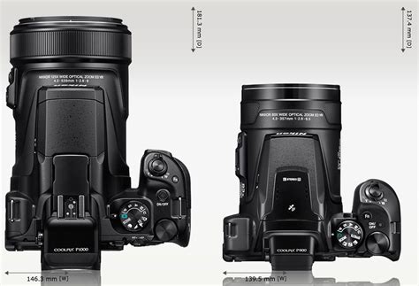 Nikon Coolpix P1000 vs. Nikon Coolpix P900 specifications comparison | Nikon Rumors Nikon ...