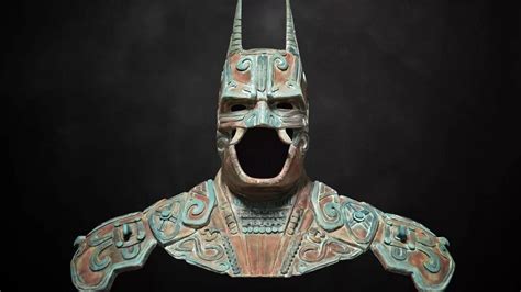 Ancient Mayan sculpture resembles Batman?