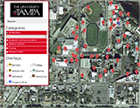 The University of Tampa - Tampa, Florida - Campus Map