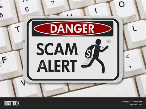 Scam Alert Danger Sign Image & Photo (Free Trial) | Bigstock