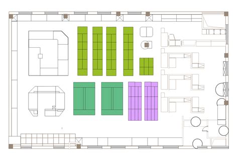 Free Editable Supermarket Floor Plan Examples & Templates | EdrawMax