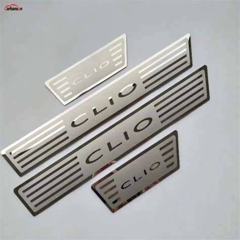 Car Styling Accessories For Renault CLIO IV clio 4 Door Sill Scuff Plate Guard Stainless Door ...