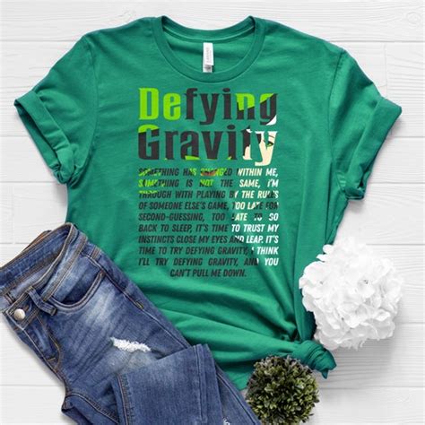 Defying Gravity Broadway Musical Adult Youth Shirt Broadway - Etsy