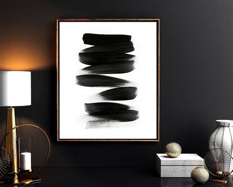 Zen Printable Wall Art Black and White Print Acrylic | Etsy