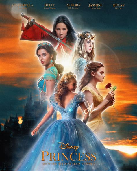 Live-Action Disney Princesses | Disney princess movies, Disney live ...