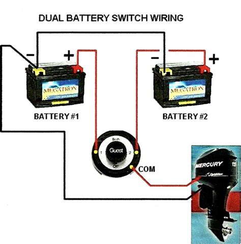 Dual Battery Switch Wiring Diagram - Cadician's Blog