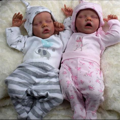 [Lifelike Twins]12'' Super Realistic Twins Sister Renata and Jayleen Reborn Baby Doll Girls By ...