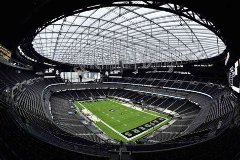 New Raiders Stadium Cost - Raiders Allegiant Stadium Features 85 Foot Al Davis Memorial Torch ...