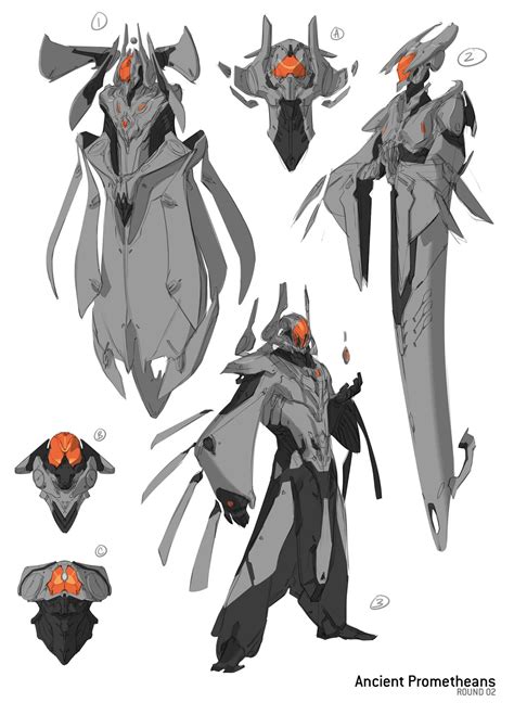 Halo 4 Designing the Prometheans (AKA Early prototypes that are way more interesting) | NeoGAF