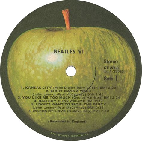 The Beatles - Beatles VI - Used Vinyl - High-Fidelity Vinyl Records and Hi-Fi Equipment ...