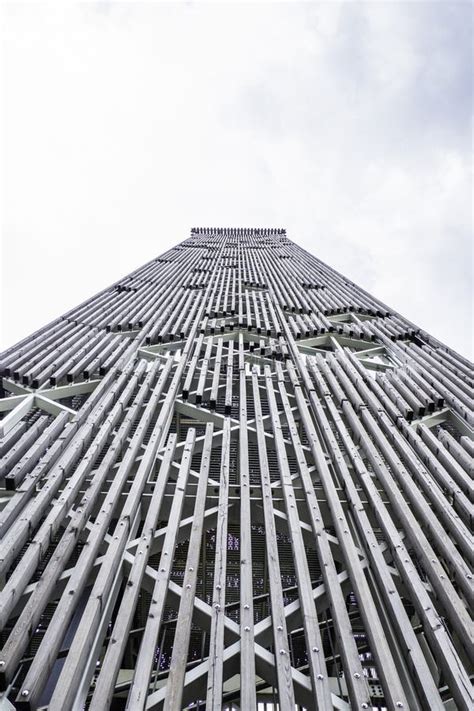 Observation Tower - Lookout Tower of Birstonas, Lithuania Stock Photo - Image of steel ...