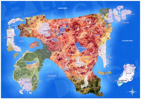 GTA 6 world concept map | Games | Mapsland | Maps of the World