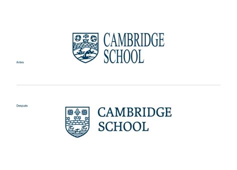 Logo restyling Cambridge School - New look for logo | Vibranding