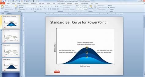 Free Standard Bell Curve Template for PowerPoint & Presentation Slides