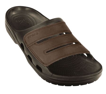 Mens Leather Sandals Crocs ~ Mens Dress Sandals