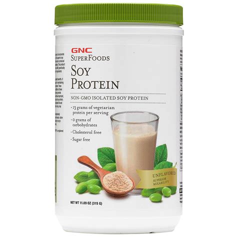 GNC Soy Protein Powder Unflavored 11.09 oz online in India | HealthKart.com