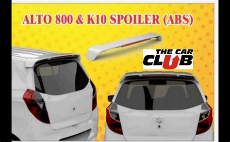 Alto 800 Spoiler at best price in New Delhi by The Car Club | ID: 22412943788