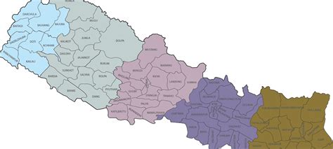 Map of Nepal with 77 Districts, Updated Map of Nepal with 77 Districts Humpty Sharma Ki Dulhania ...