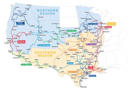 Up Maps Of The Union Pacific Train Map Railroad History Route Map ...