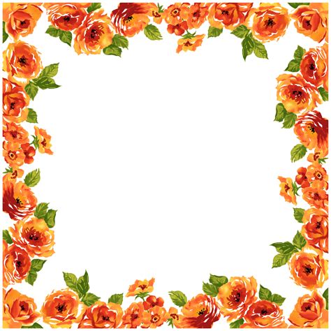 Fancy Wedding Border PNG Transparent Images | PNG All