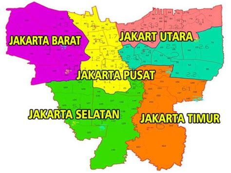 Peta Provinsi Dki Jakarta - IMAGESEE