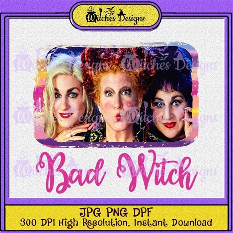 Hocus Pocus blonde witch Clipart PNG | Bad Witch PNG JPG DPF hocus-pocus witch names - Witches ...