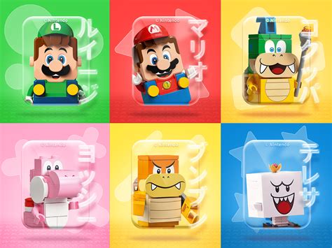 LEGO Mario Characters Display by ArmKum on Dribbble