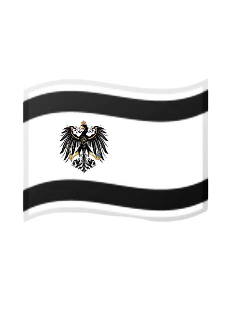 Prussia flag Google format emoji flag by ShizukaCo on DeviantArt