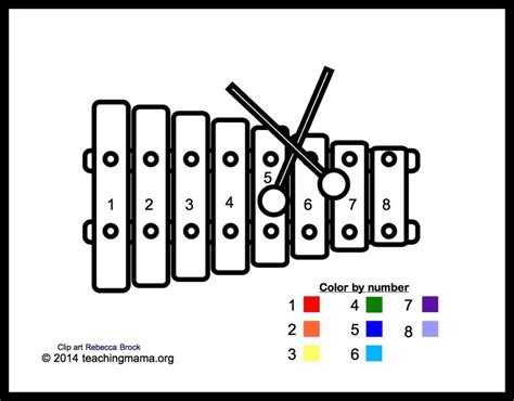 Wonderful Xylophone Craft Template Subtracting Across Zeros Worksheet Pdf