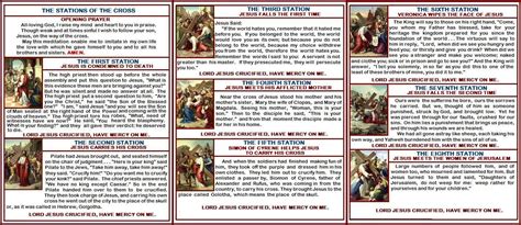 Stations Of The Cross Prayers Printable - Printable Word Searches