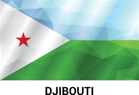 Djibouti flag design vector 13373199 Vector Art at Vecteezy