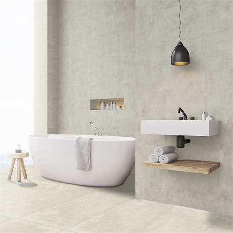 Cemento White Internal Lappato tiles 600x1200