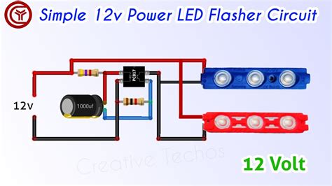 Led Flasher Circuit Diagram 12v