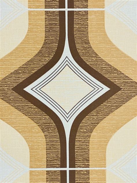 Retro Funky Geometric Wallpaper… | Vintage Wallpapers - Online Shop