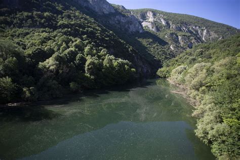 One of the wider sections of Matka lake | Matka canyon | Matka | Travel Story and Pictures from ...