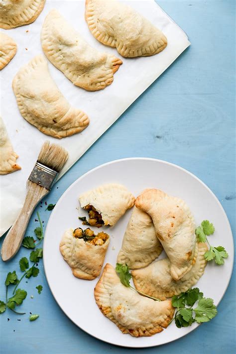 Vegan Sweet Potato & Spinach Empanadas By OhMyVeggies.com