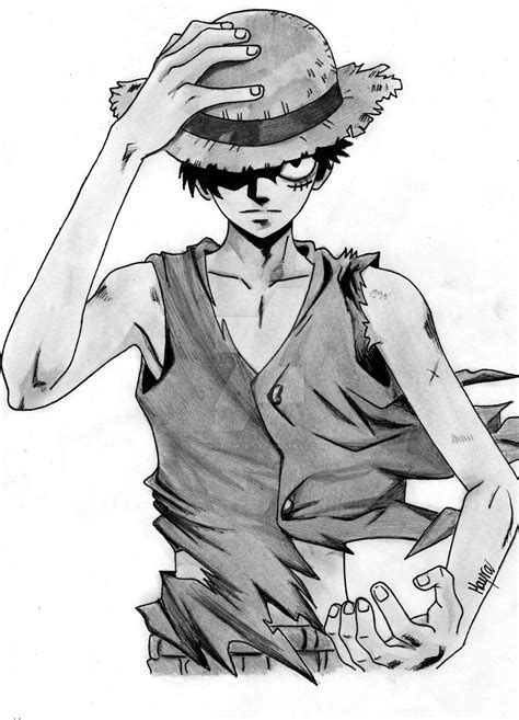 Monkey D. Luffy by pensierimorti on DeviantArt Monkey D Luffy, Lofi One Piece, One Piece ...